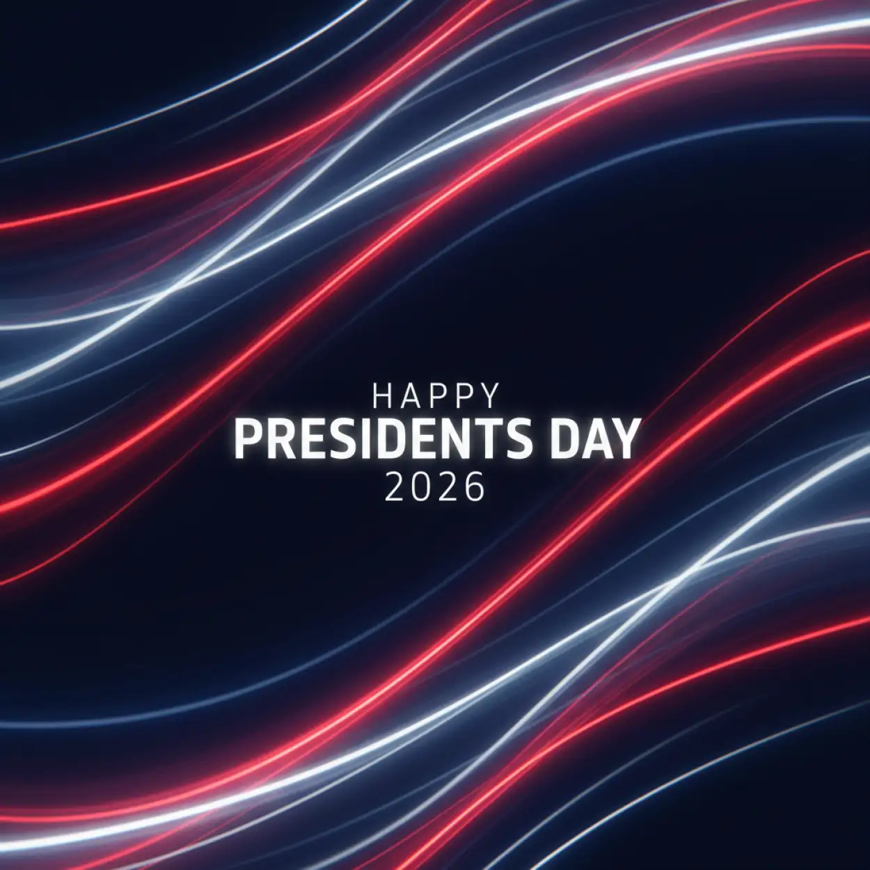 Free Download Happy Presidents Day 2026 Red Blue Abstract Background - High Quality Happy Presidents Day 2026 Background