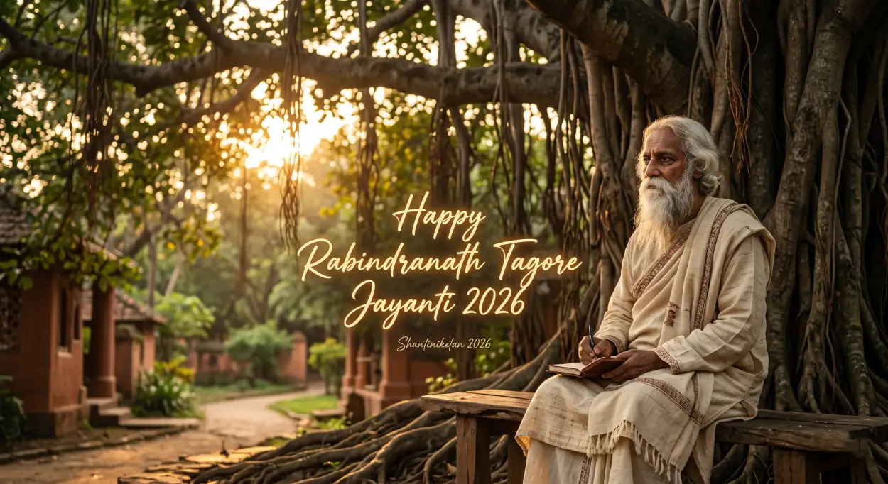Free Download Happy Rabindranath Tagore Jayanti Template Free - High Quality Rabindranath Tagore Jayanti Image