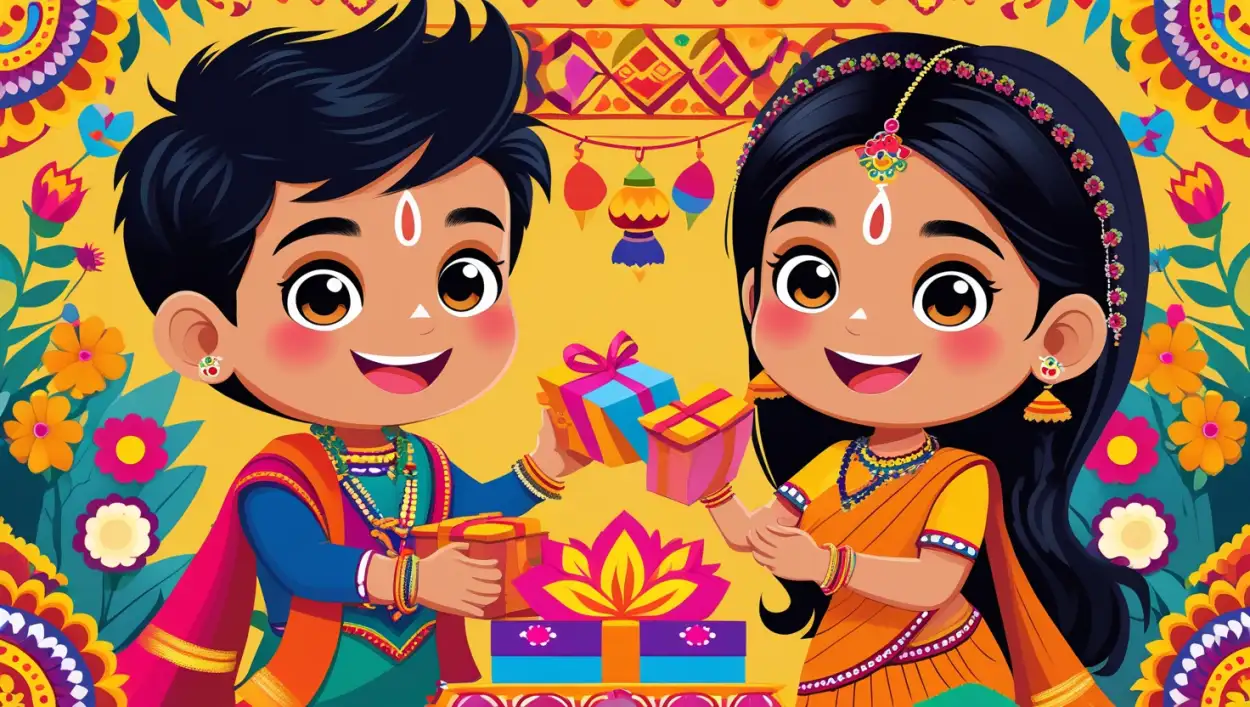 Free Download Happy Rakhi Traditional Art Banner Background - High Quality Happy Rakhi Banner Background Background