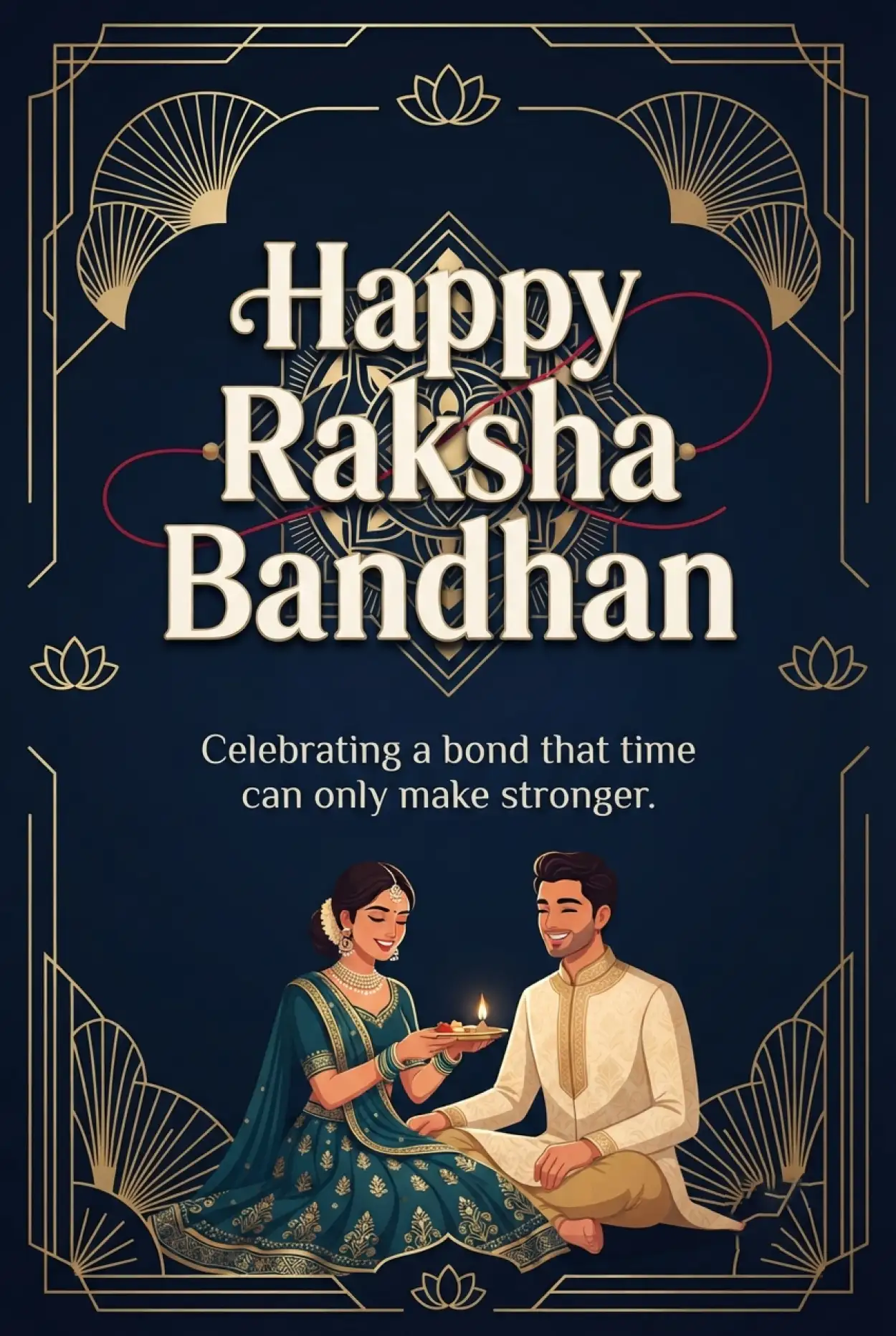 Free Download Happy Rakhi Wishes 2026 Facebook Captions - High Quality Happy Rakhi Wishes 2026 Image