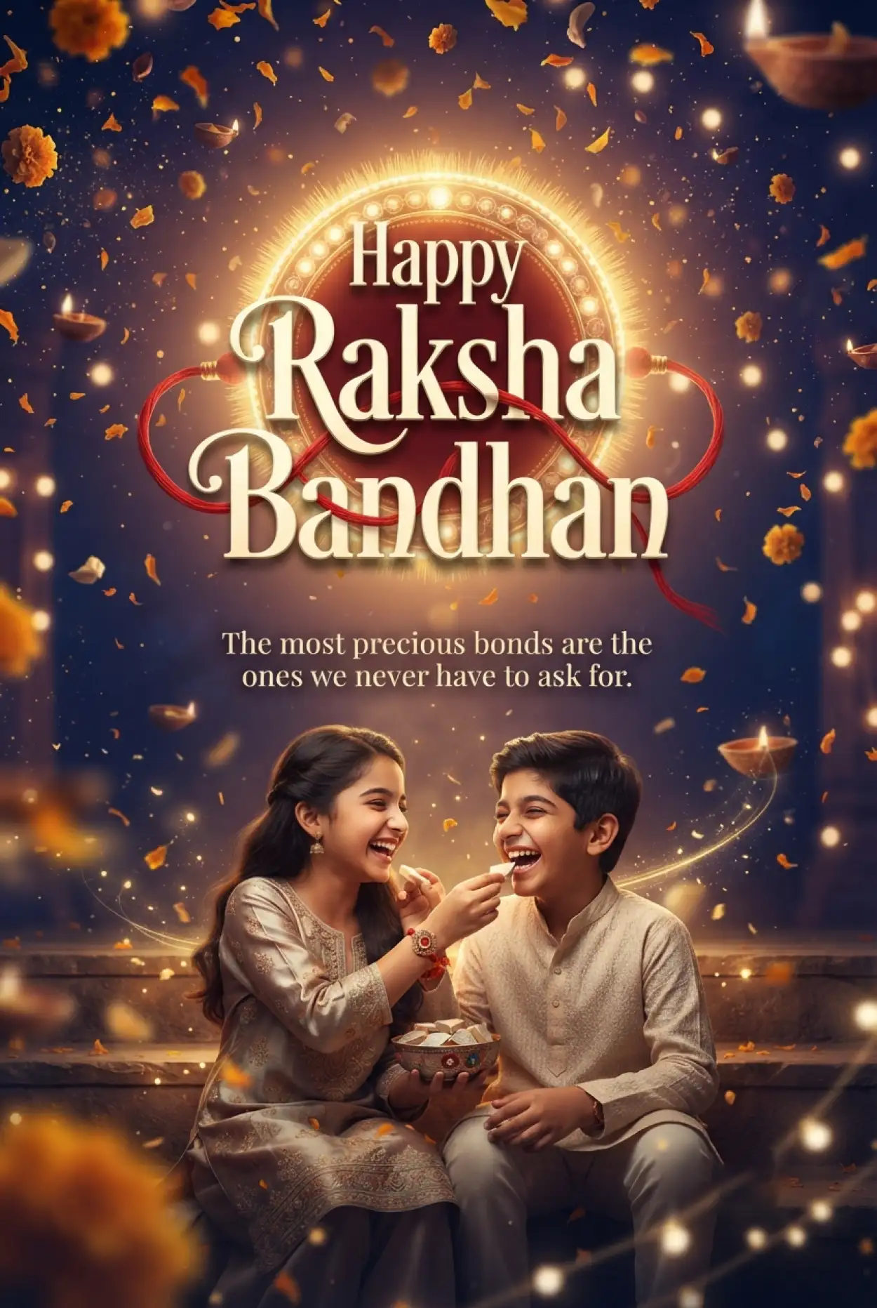 Free Download Happy Rakhi Wishes 2026 Trending Instagram Post - High Quality Happy Rakhi Wishes 2026 Image