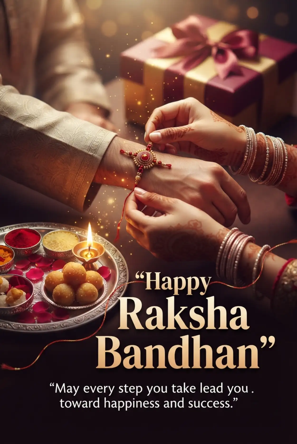 Free Download Happy Raksha Bandhan 2026 Blessings And Wishes - High Quality Happy Raksha Bandhan Wishes 2026 Image