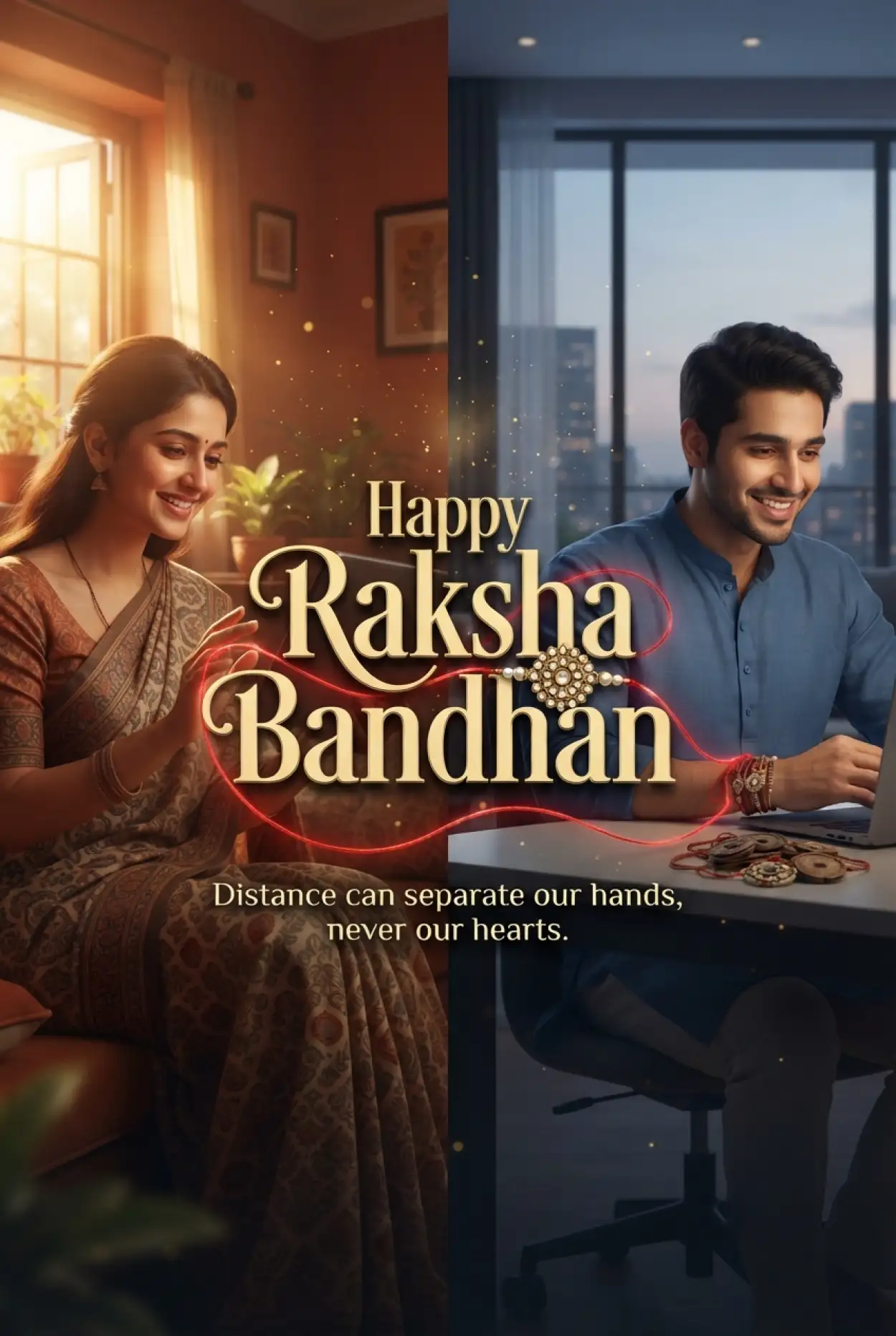Free Download Happy Raksha Bandhan 2026 Hd Wallpaper - High Quality Happy Rakhi Wishes 2026 Image