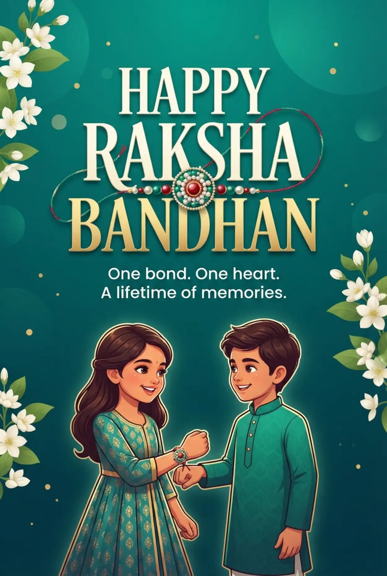 Free Download Happy Raksha Bandhan 2026 Wishes For Brother And Sister - High Quality Happy Rakhi Wishes 2026 Image