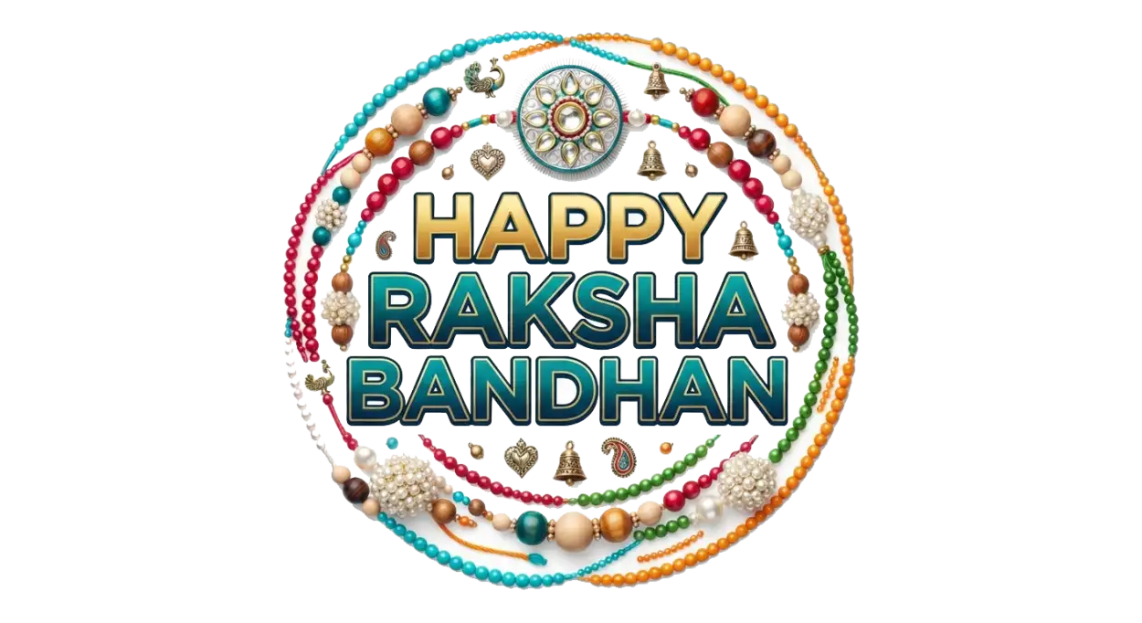 Free Download Happy Raksha Bandhan Creative Festival Greeting Png Transparent Hd - High Quality Happy Raksha Bandhan Png Transparent Transparent PNG