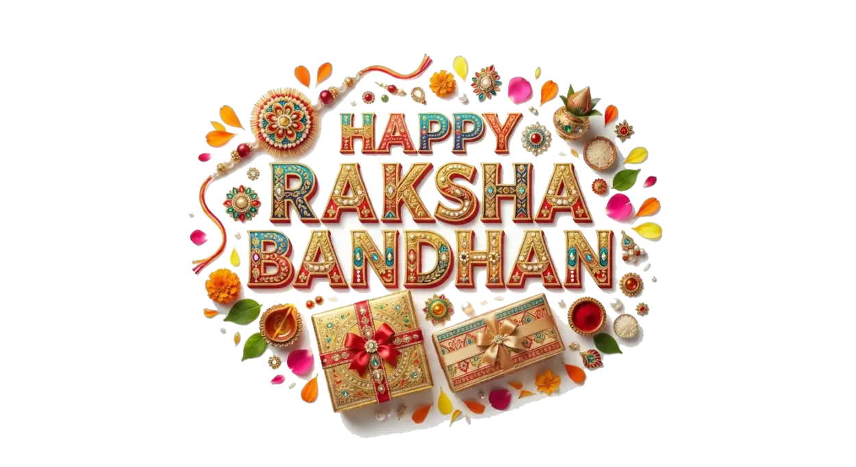 Free Download Happy Raksha Bandhan Creative Rakhi Celebration Graphic Png Transparent - High Quality Happy Raksha Bandhan Png Transparent Transparent PNG