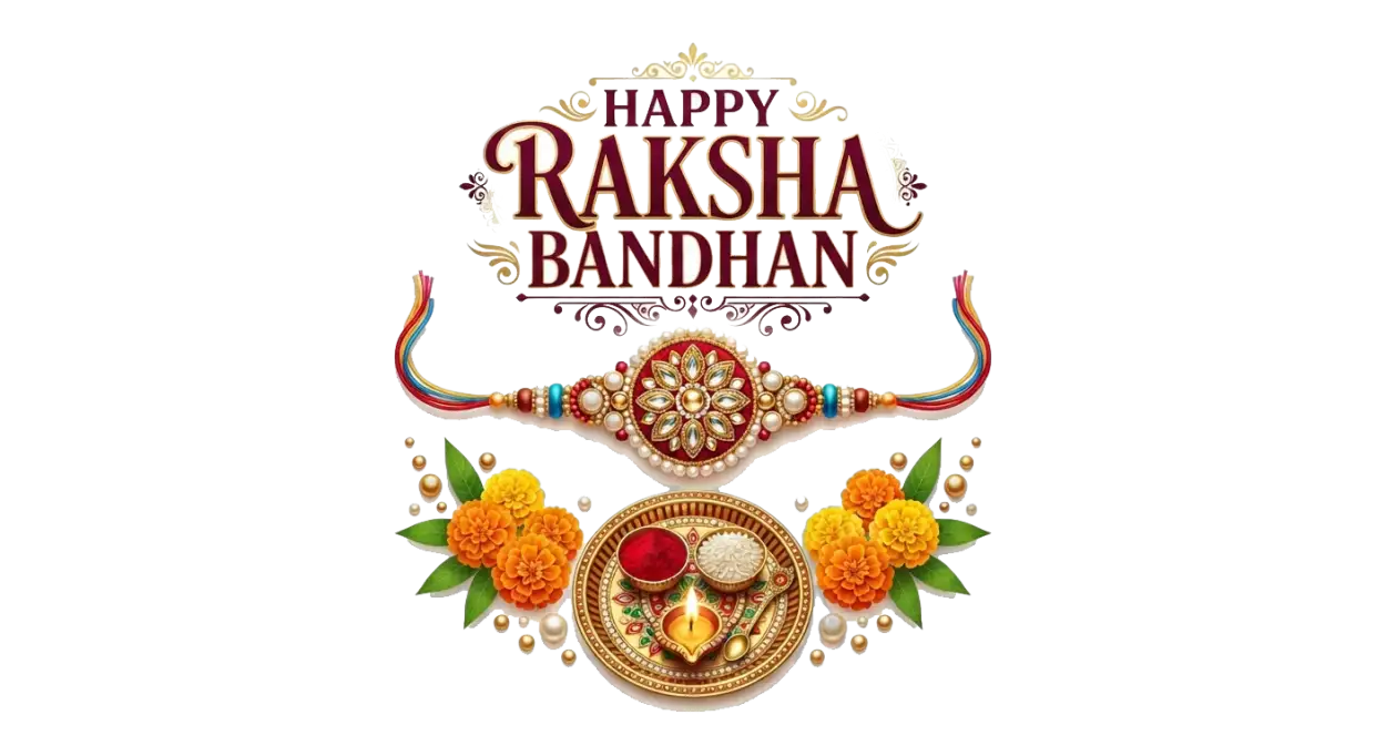 Free Download Happy Raksha Bandhan Greeting Png Transparent - High Quality Happy Raksha Bandhan Png Transparent Transparent PNG