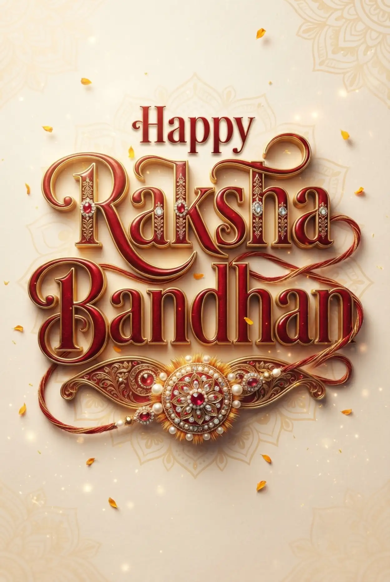 Free Download Happy Raksha Bandhan Greetings To Share On Whatsapp - High Quality Happy Raksha Bandhan Greetings Image
