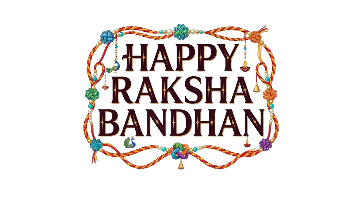 Free Download Happy Raksha Bandhan Quote Png Transparent - High Quality Happy Raksha Bandhan Png Transparent Transparent PNG