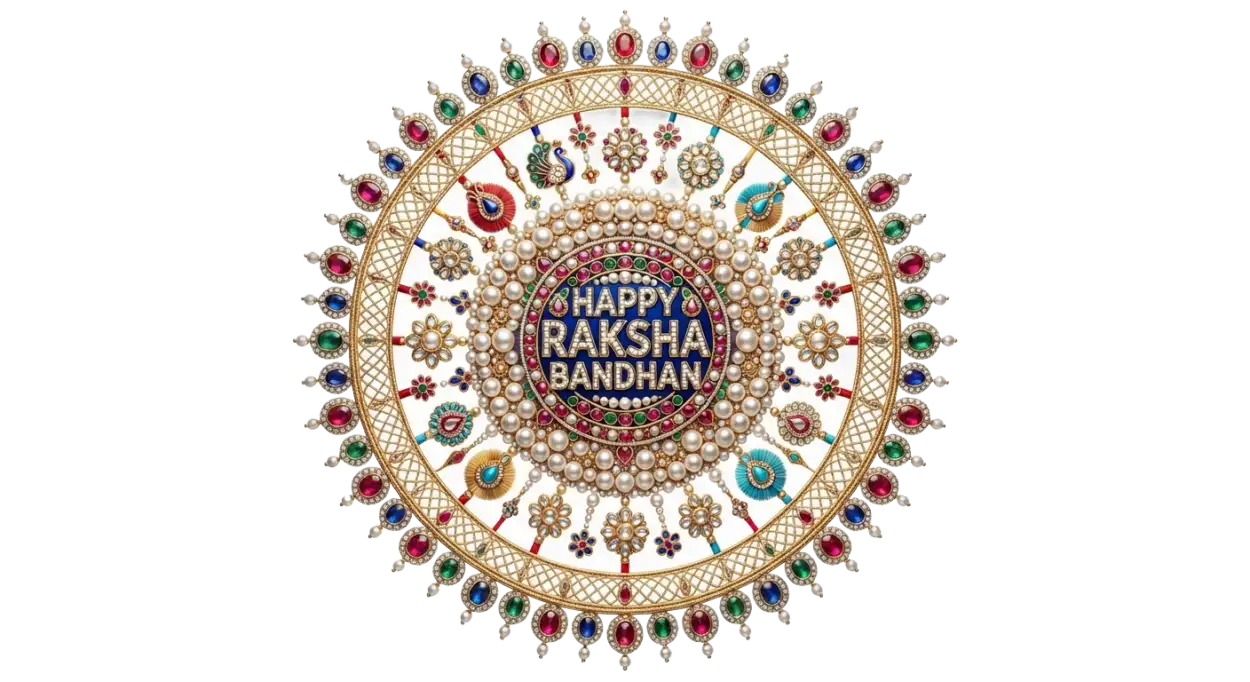 Free Download Happy Raksha Bandhan Rakhi Decoration Png Transparent - High Quality Happy Raksha Bandhan Png Transparent Transparent PNG