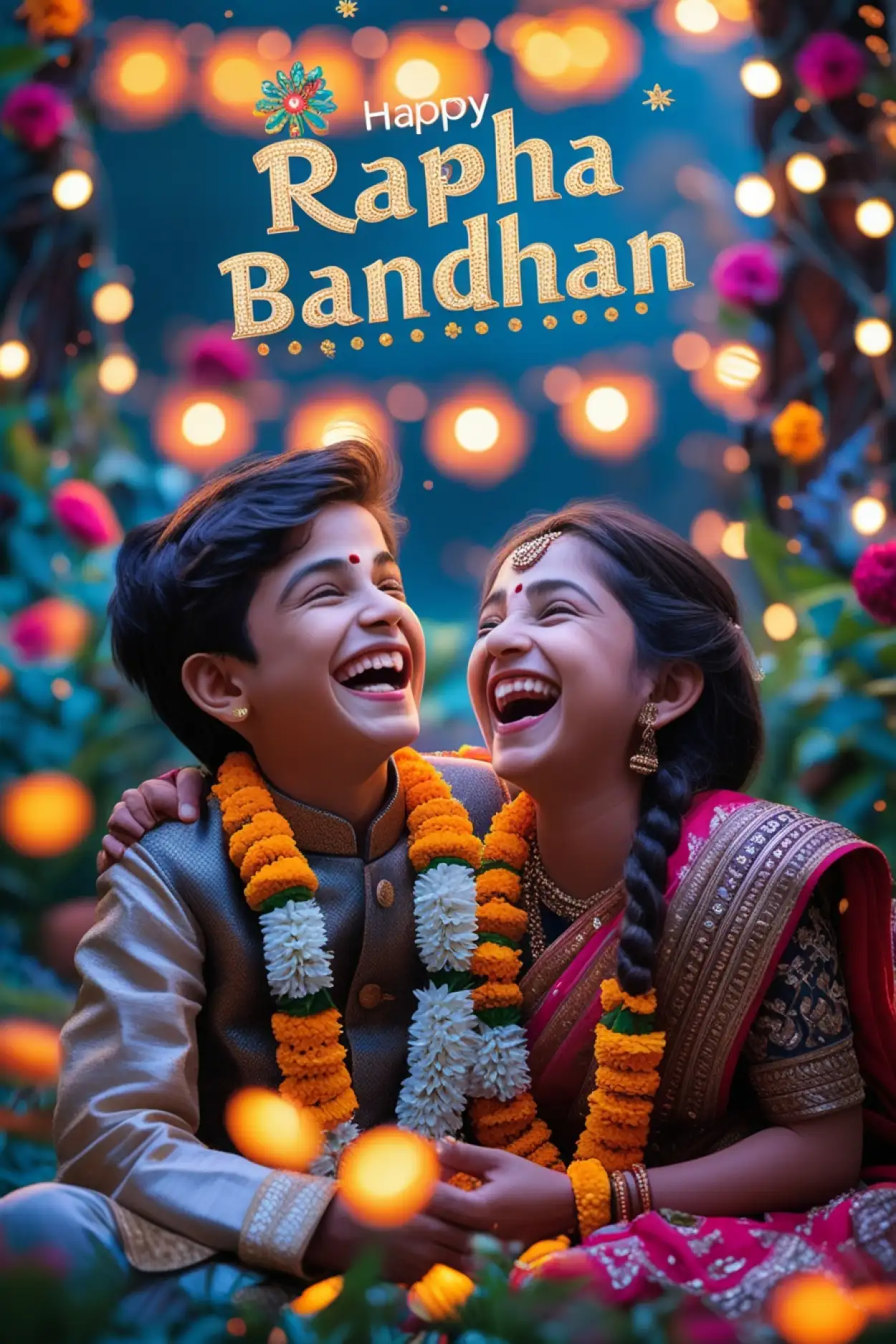 Free Download Happy Raksha Bandhan Shayari In Hindi - High Quality Happy Raksha Bandhan Background