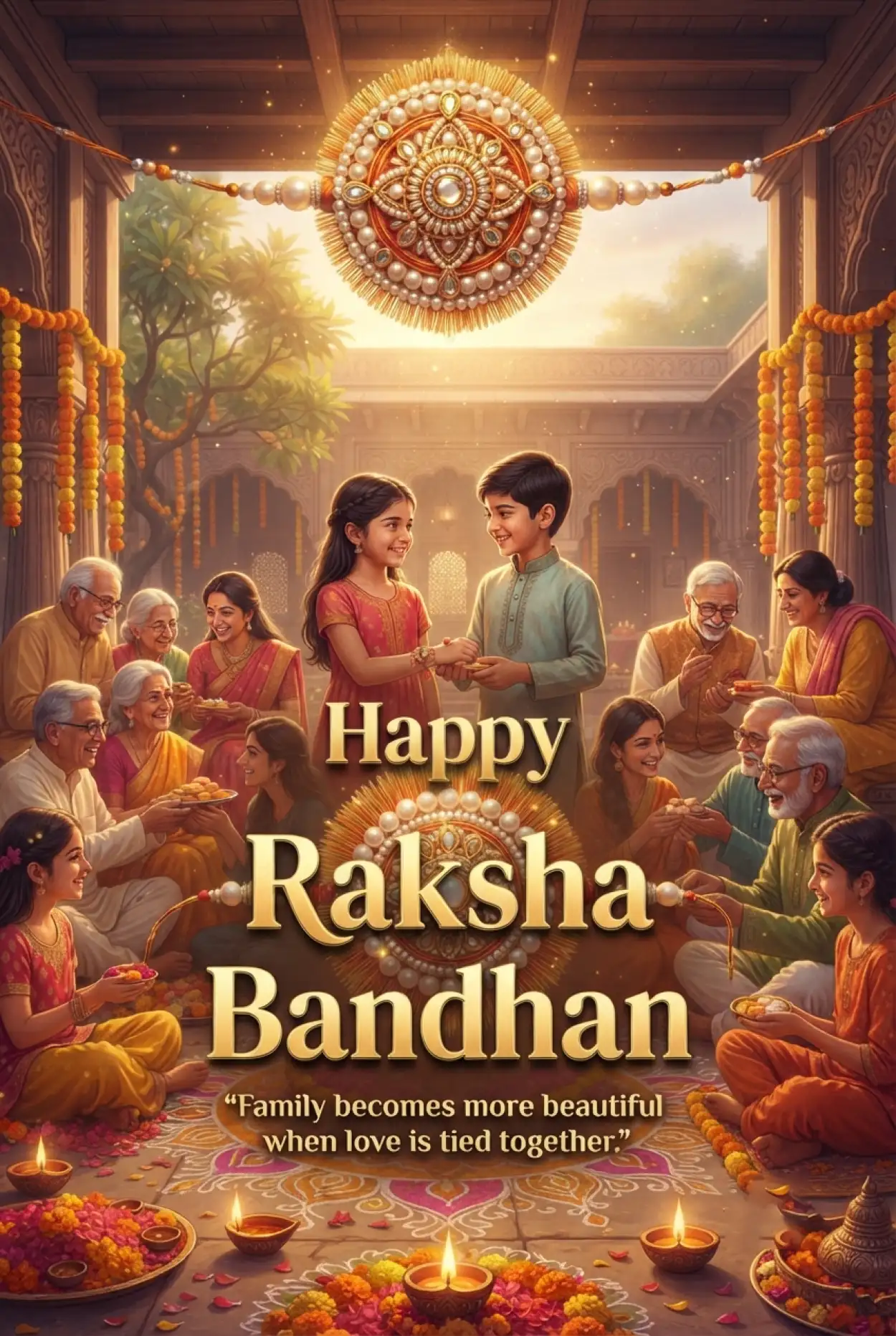 Free Download Happy Raksha Bandhan Wishes 2026 - High Quality Happy Raksha Bandhan Wishes 2026 Image