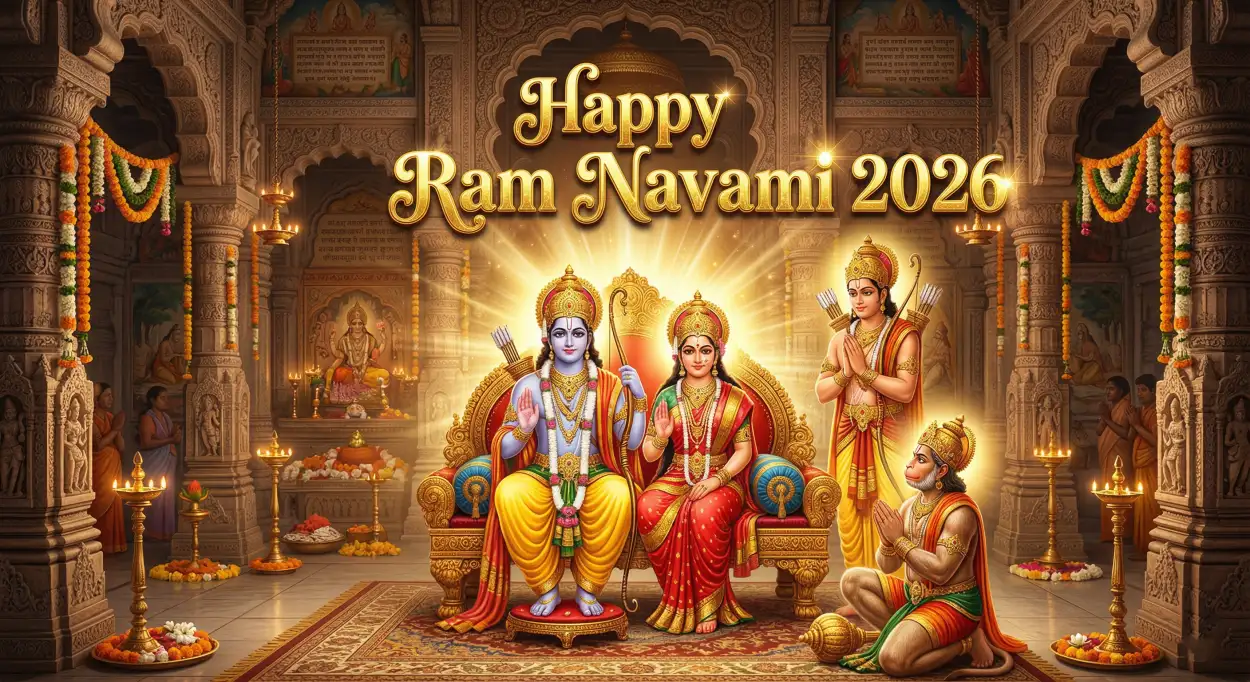 Free Download Happy Ram Navami 2026 Banner Background Hd Images - High Quality Happy Ram Navami 2026 Background Image