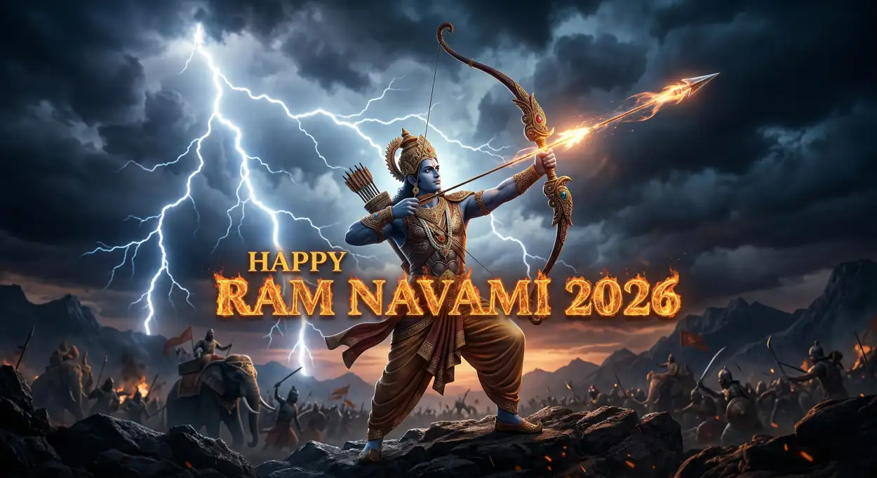Free Download Happy Ram Navami 2026 Creative Poster Images Hd - High Quality Happy Ram Navami 2026 Image