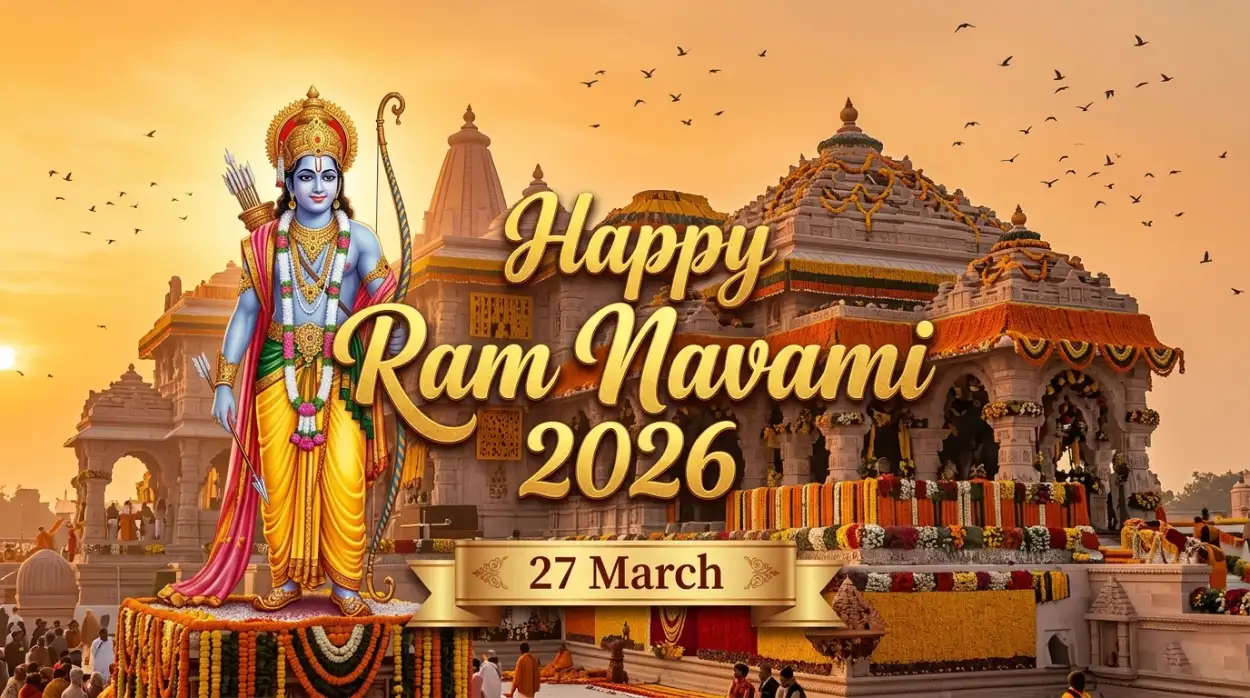 Free Download Happy Ram Navami 2026 Festival Social Media Banner - High Quality Happy Ram Navami 2026 Image