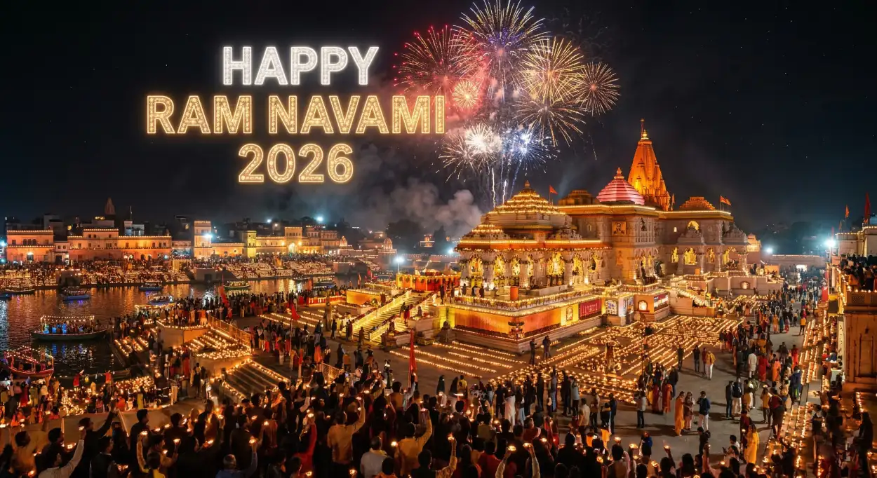 Free Download Happy Ram Navami 2026 Festival Wishes Images - High Quality Happy Ram Navami 2026 Image