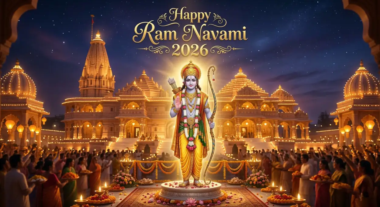 Free Download Happy Ram Navami 2026 Hd Wallpaper - High Quality Happy Ram Navami 2026 Image