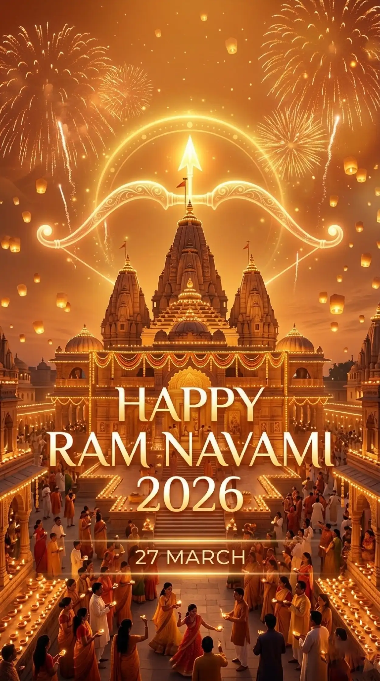 Free Download Happy Ram Navami 2026 Instagram Post - High Quality Happy Ram Navami 2026 Image