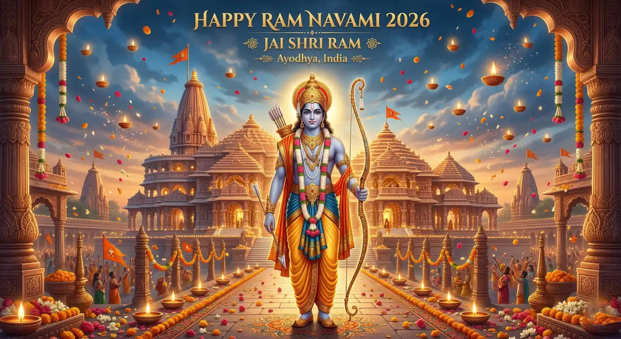 Free Download Happy Ram Navami 2026 Lord Rama Festival Images Hd - High Quality Happy Ram Navami 2026 Image