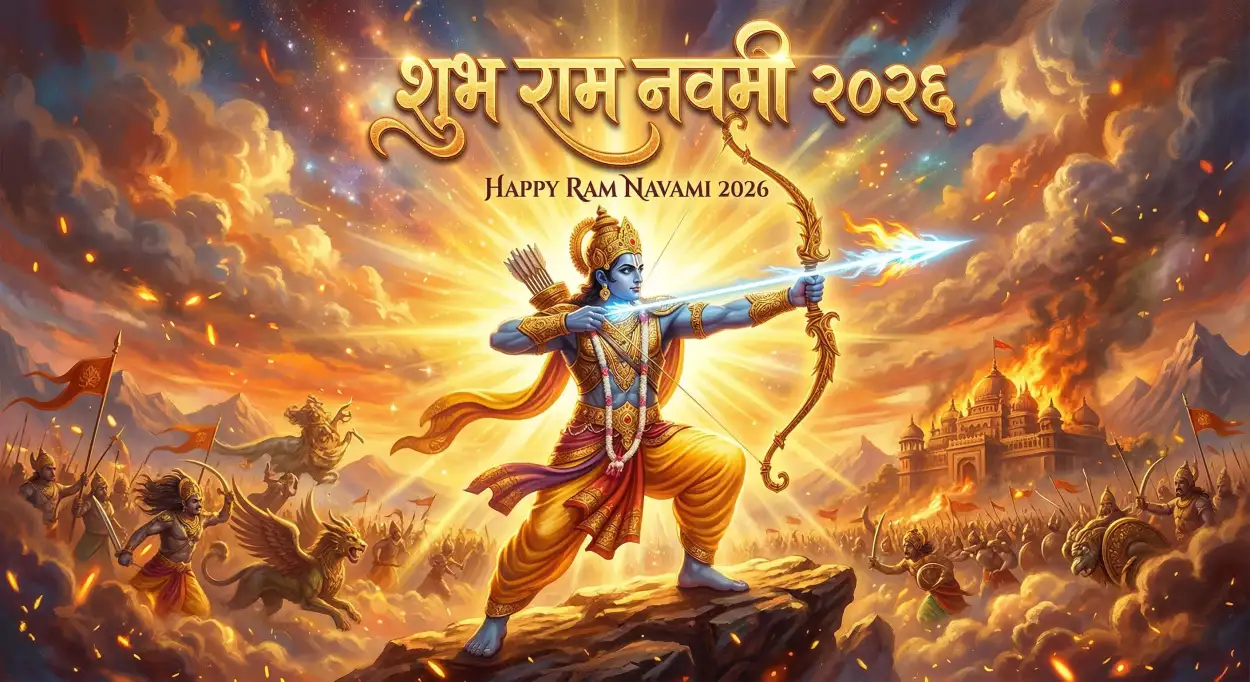 Free Download Happy Ram Navami 2026 Lord Rama Png Free Download - High Quality Happy Ram Navami 2026 Transparent PNG