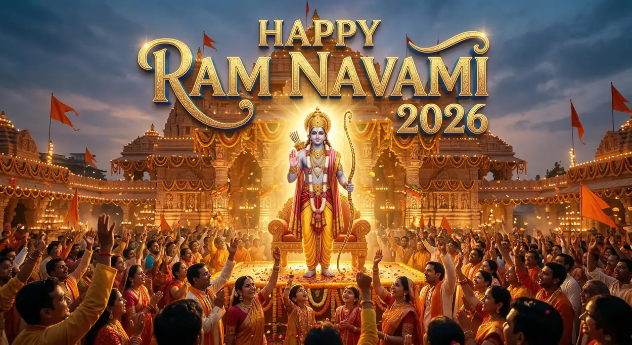 Free Download Happy Ram Navami 2026 Ram Navami Banner Design Hd - High Quality Happy Ram Navami 2026 Image