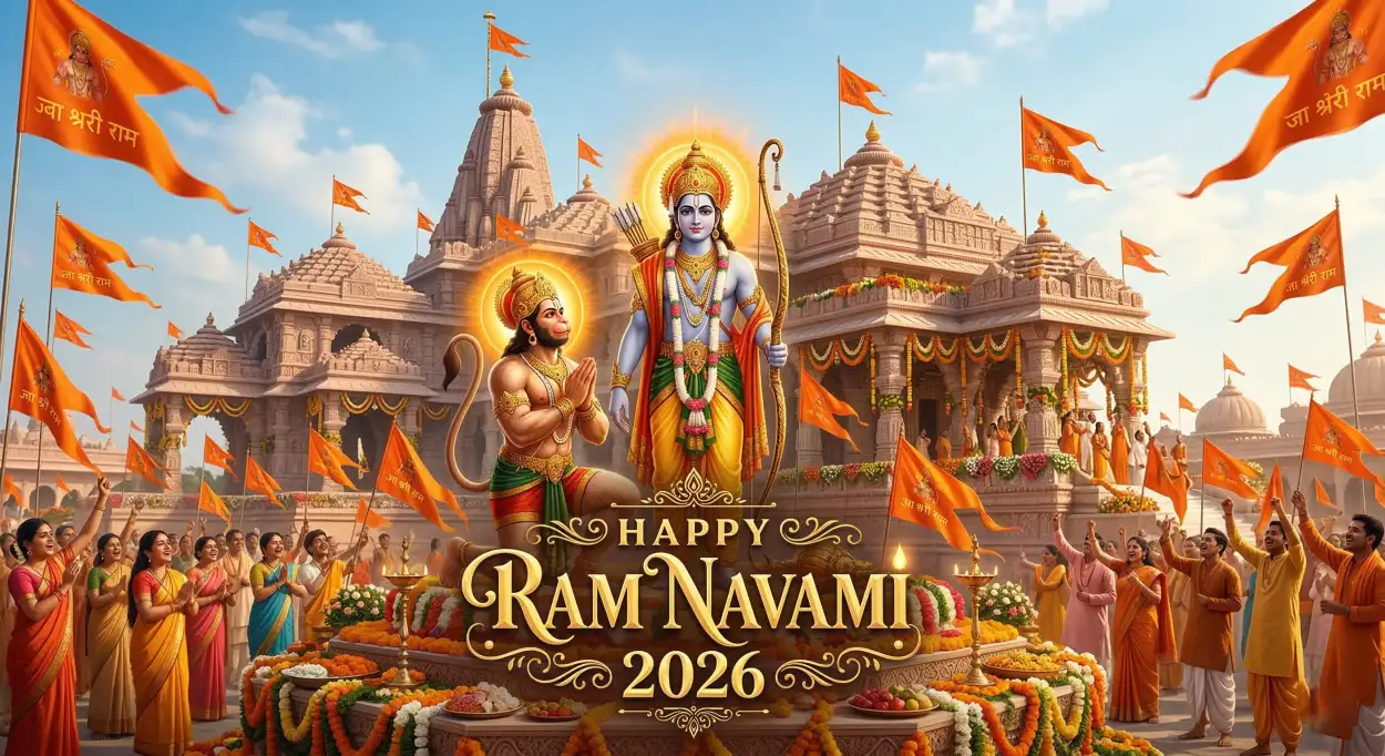 Free Download Happy Ram Navami 2026 Ram Navami Banner Png - High Quality Happy Ram Navami 2026 Transparent PNG