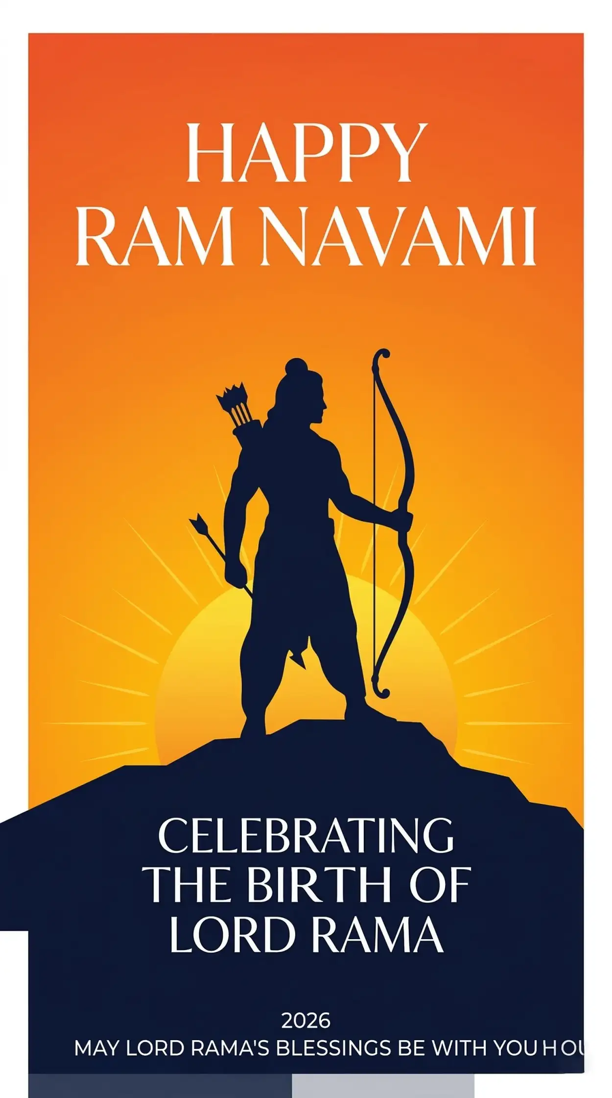 Free Download Happy Ram Navami 2026 Ram Navami Celebration Banner - High Quality Happy Ram Navami 2026 Image