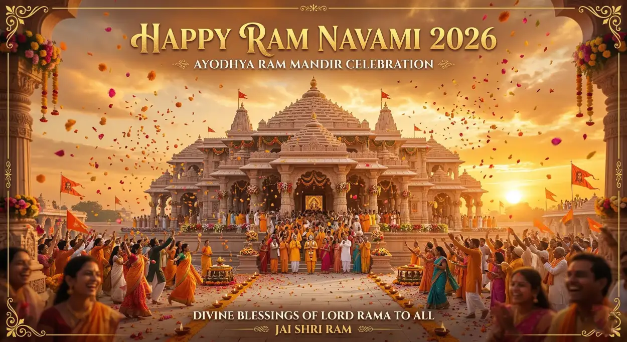 Free Download Happy Ram Navami 2026 Ram Navami Celebration Poster - High Quality Happy Ram Navami 2026 Image