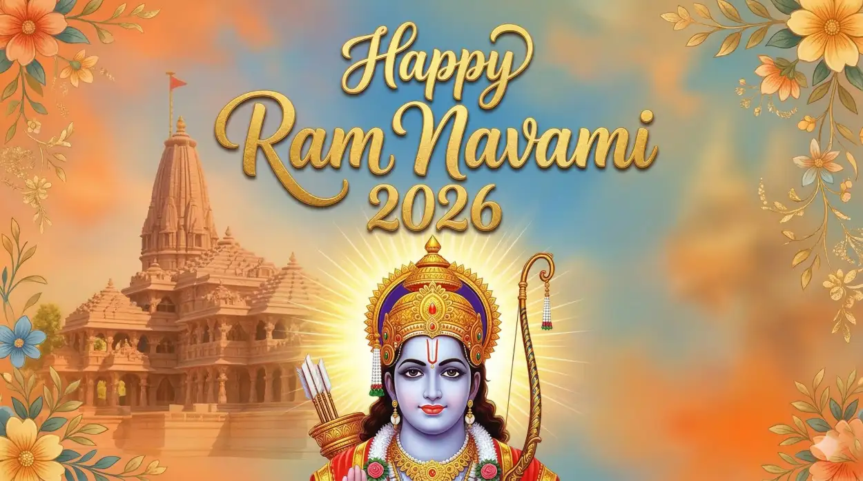 Free Download Happy Ram Navami 2026 Ram Navami Creative Banner - High Quality Happy Ram Navami 2026 Image