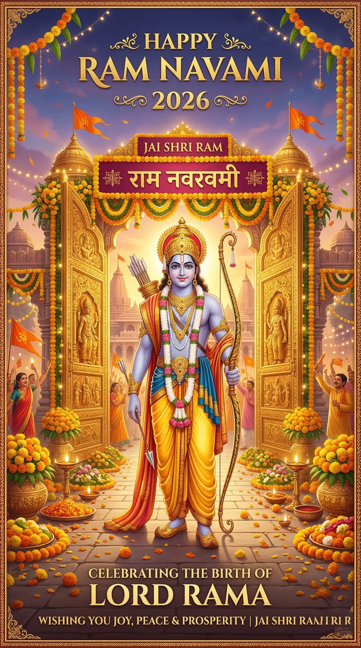 Free Download Happy Ram Navami 2026 Ram Navami Devotion Wallpaper - High Quality Happy Ram Navami 2026 Image