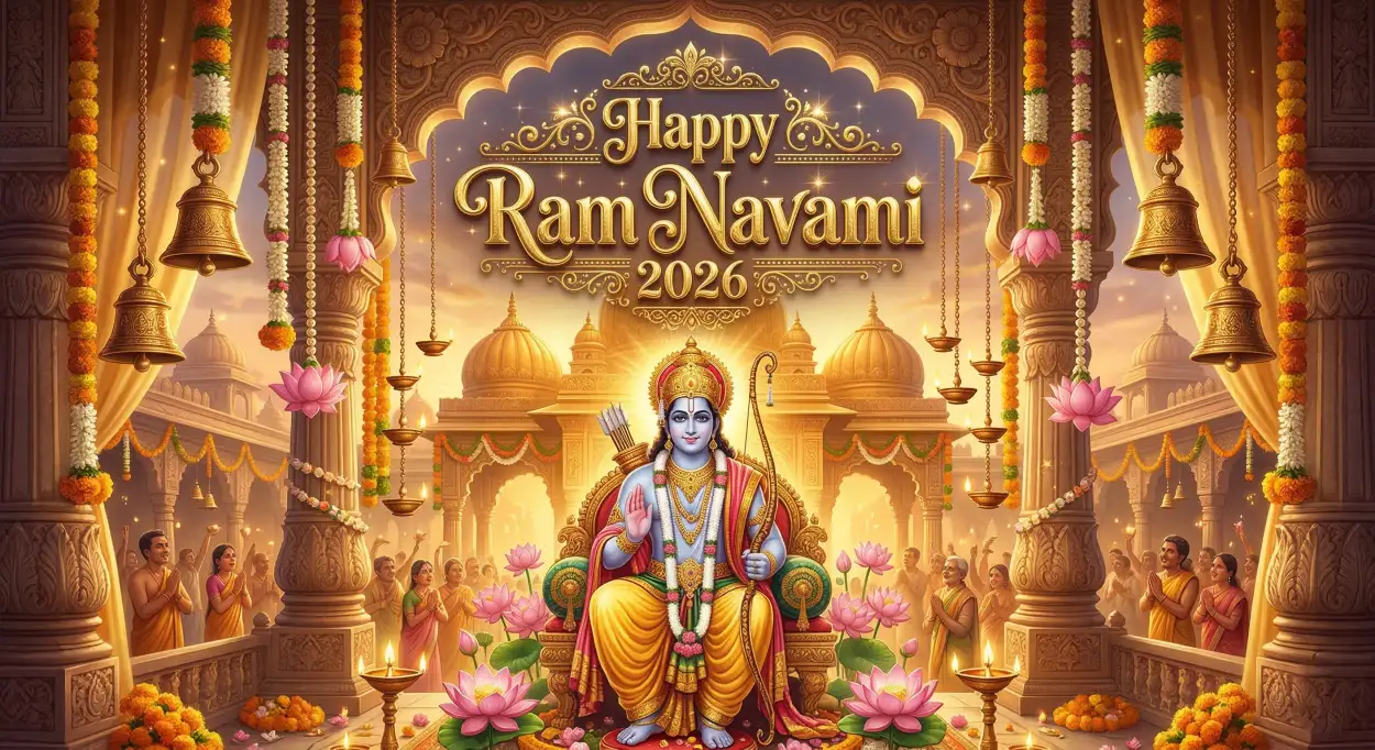 Free Download Happy Ram Navami 2026 Ram Navami Devotional Wallpaper - High Quality Happy Ram Navami 2026 Image