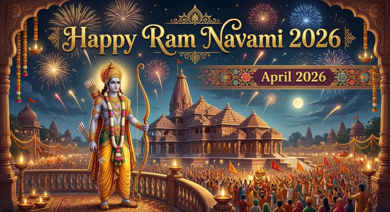 Free Download Happy Ram Navami 2026 Ram Navami Festival Banner Hd - High Quality Happy Ram Navami 2026 Image