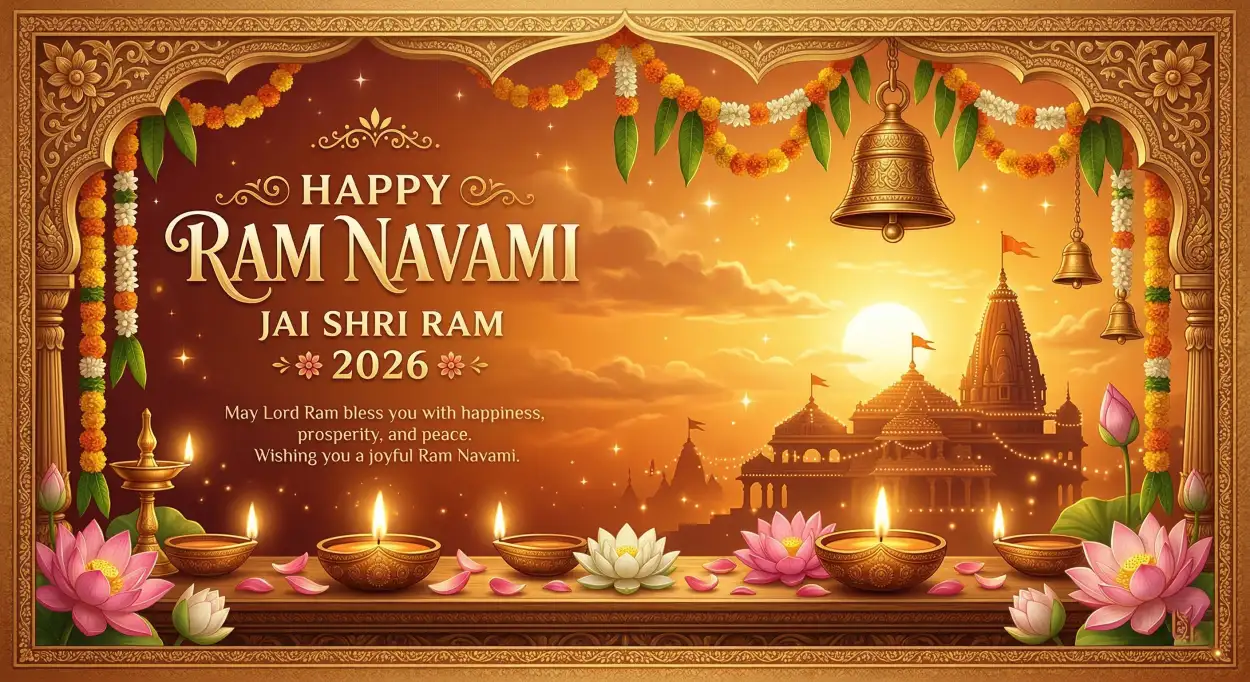 Free Download Happy Ram Navami 2026 Ram Navami Greeting Images - High Quality Happy Ram Navami 2026 Image