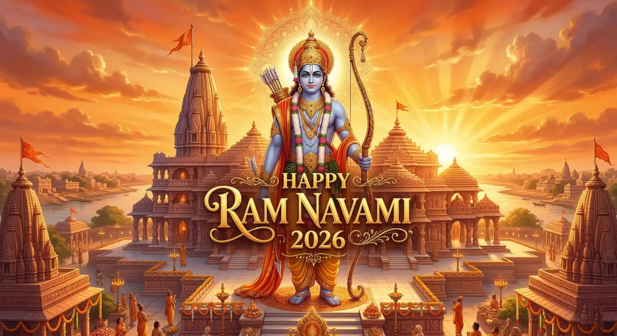 Free Download Happy Ram Navami 2026 Ram Navami Poster Template Hd - High Quality Happy Ram Navami 2026 Image