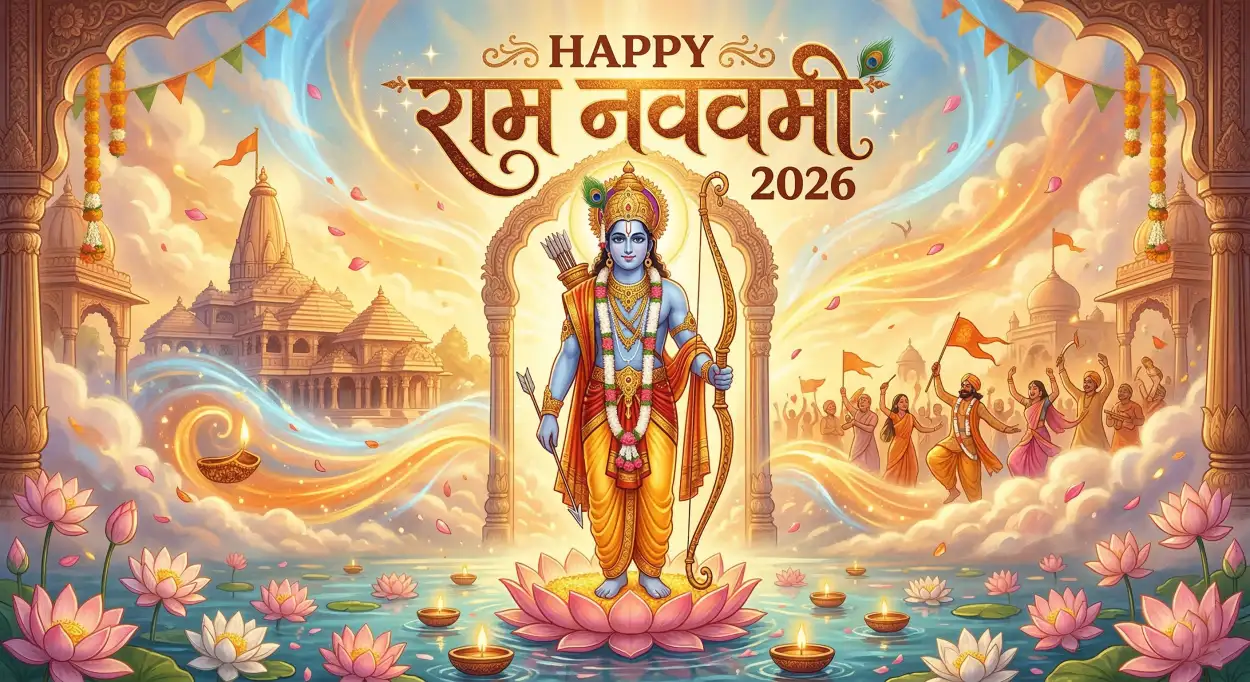 Free Download Happy Ram Navami 2026 Ram Navami Whatsapp Wallpaper - High Quality Happy Ram Navami 2026 Image