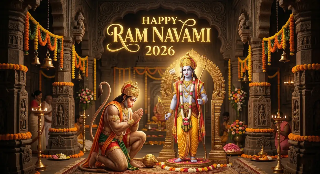 Free Download Happy Ram Navami 2026 Ram Navami Wishes Wallpaper - High Quality Happy Ram Navami 2026 Image