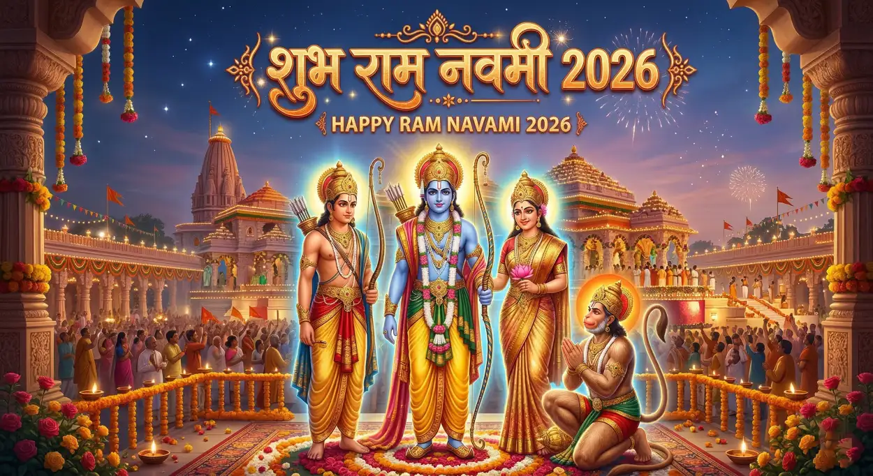 Free Download Happy Ram Navami 2026 Wishes Images - High Quality Happy Ram Navami 2026 Image