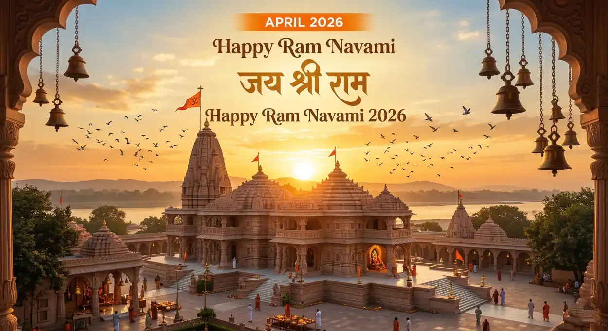 Free Download Happy Ram Navami 2026 Wishes In English - High Quality Happy Ram Navami 2026 Image