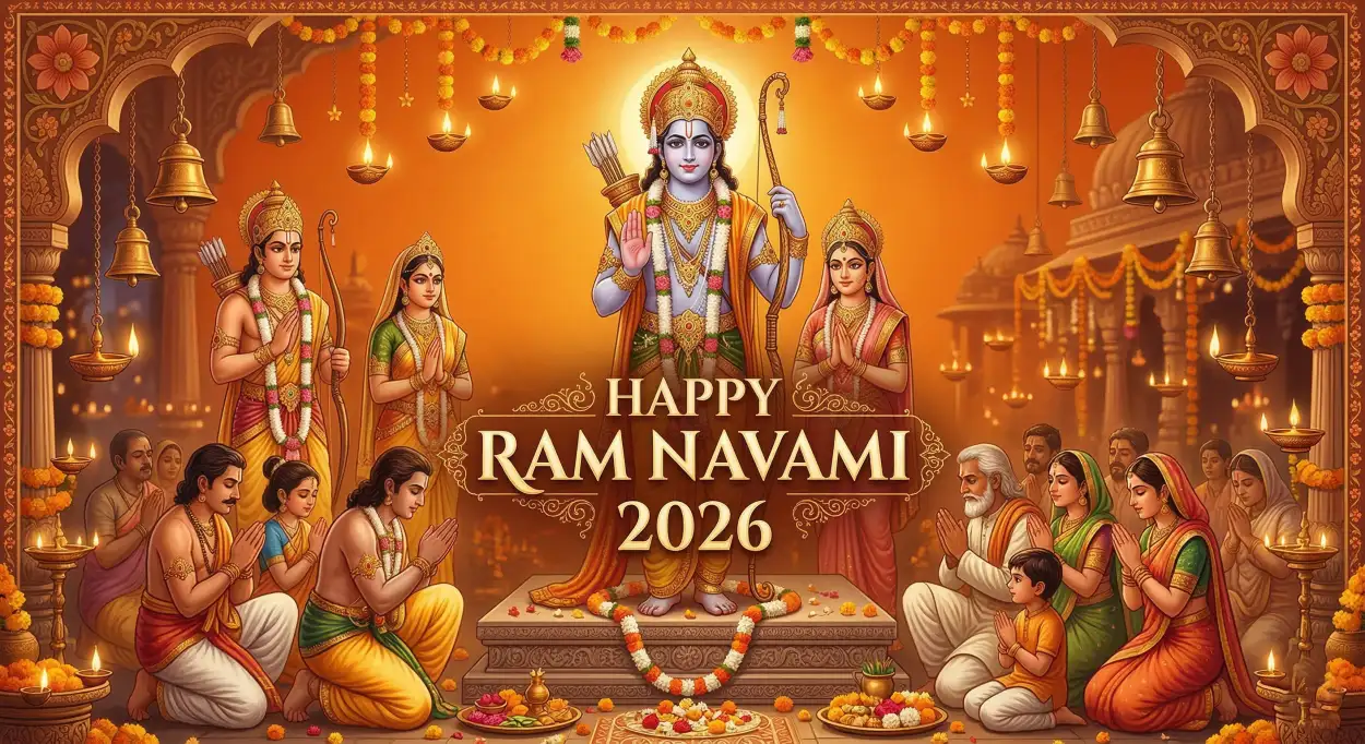 Free Download Happy Ram Navami 2026 Wishes - High Quality Happy Ram Navami 2026 Image