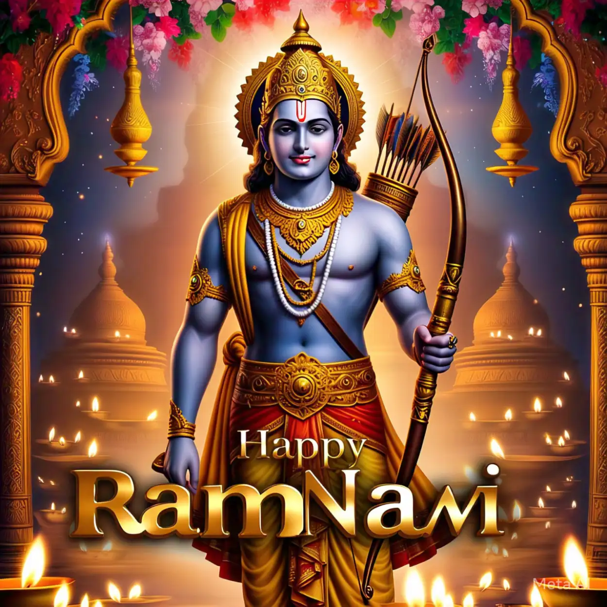 Happy Ram Navami Blessings Quotes For Loved Ones - Royalty Free Happy Ram Navami Image | Pngmagic Free Download Happy Ram Navami Blessings Quotes For Loved Ones - High Quality Happy Ram Navami Background