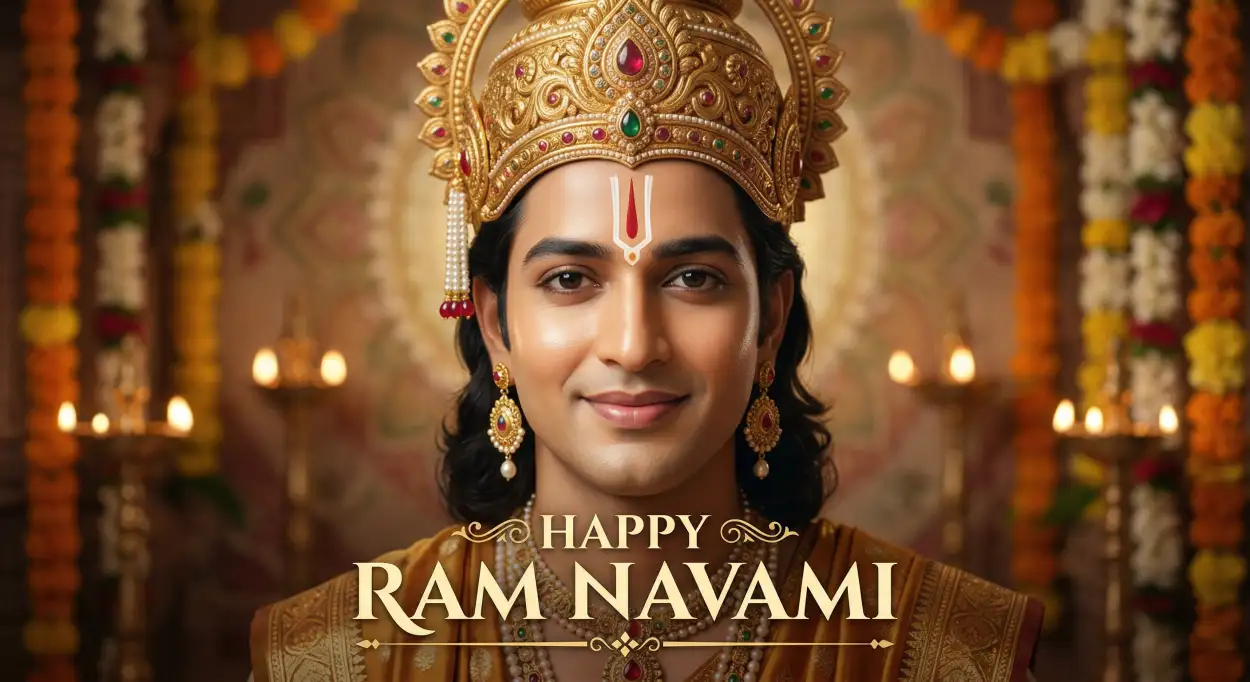 Free Download Happy Ram Navami Creative Poster Design - High Quality Happy Ram Navami Image