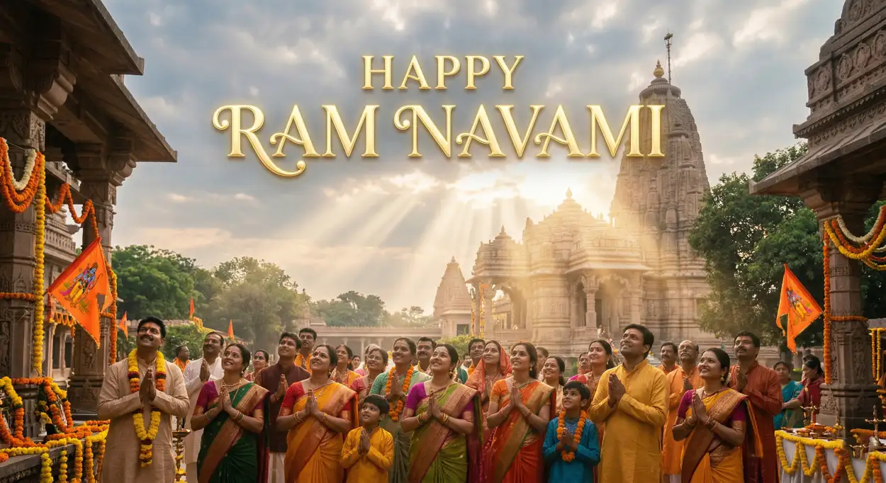Free Download Happy Ram Navami Photo With Bow And Arrow Ram - High Quality Happy Ram Navami Image