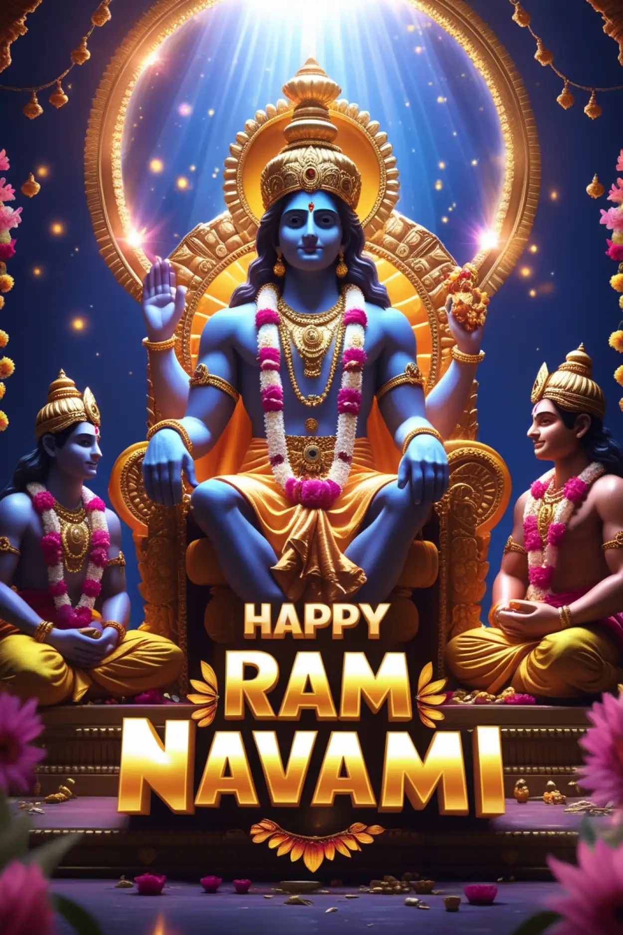 Free Download Happy Ram Navami Sms In English - High Quality Happy Ram Navami Background
