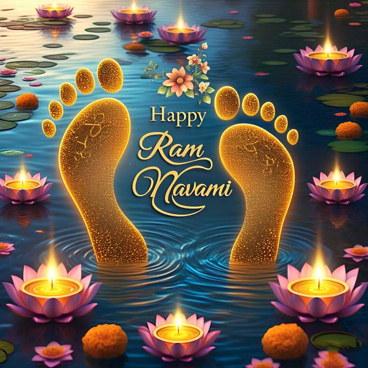 Free Download Happy Ram Navami Social Media Greetings - High Quality Happy Ram Navami Background