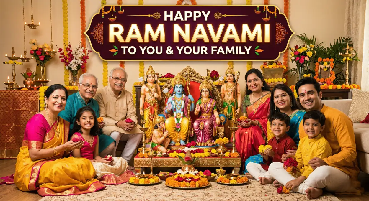 Free Download Happy Ram Navami Wishes For Family - High Quality Happy Ram Navami Image