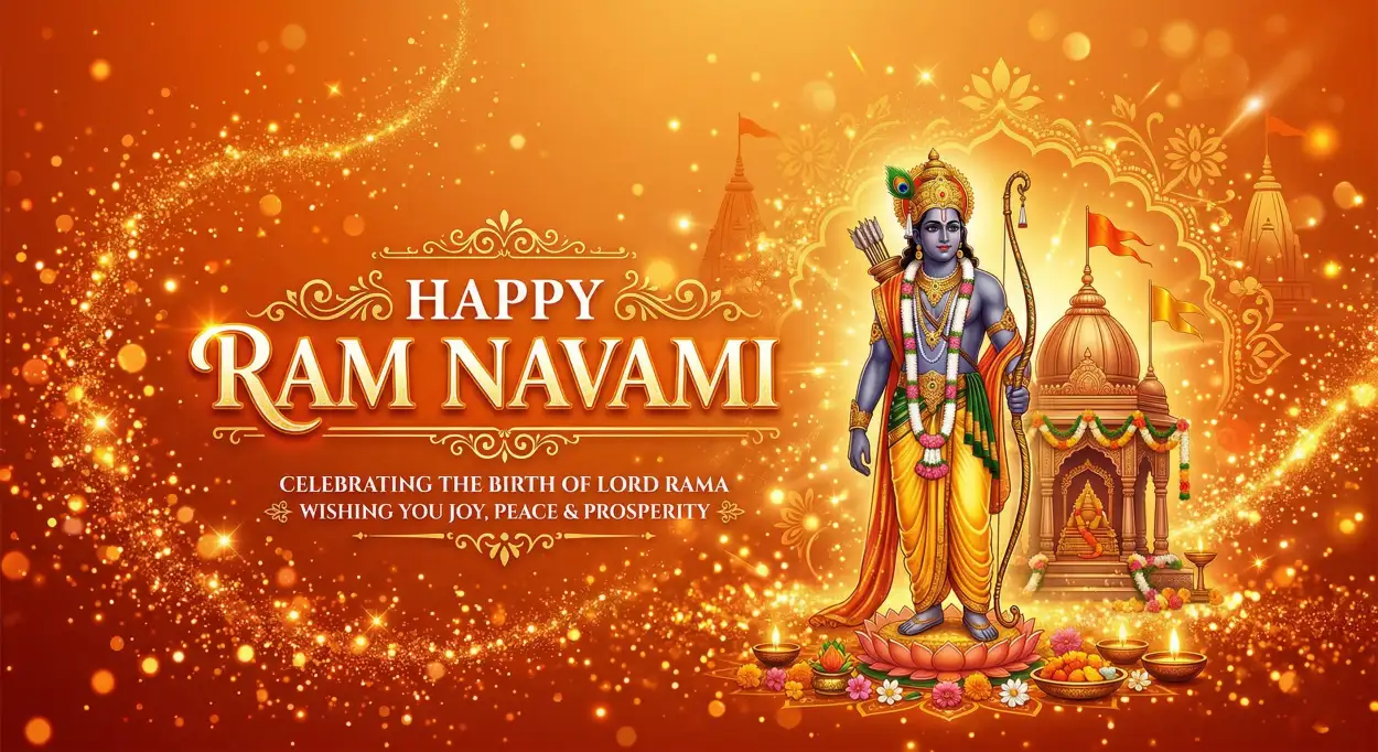 Free Download Happy Ram Navami Wishes Images For Facebook - High Quality Happy Ram Navami Image