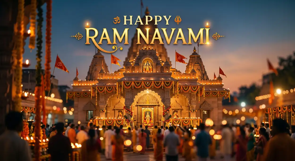 Free Download Happy Ram Navami Wishes In English Text - High Quality Happy Ram Navami Image