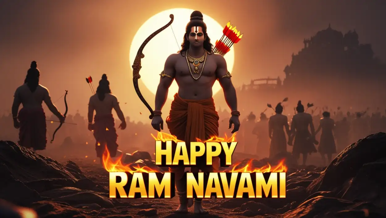 Free Download Happy Ram Navami Wishes In English - High Quality Happy Ram Navami Image