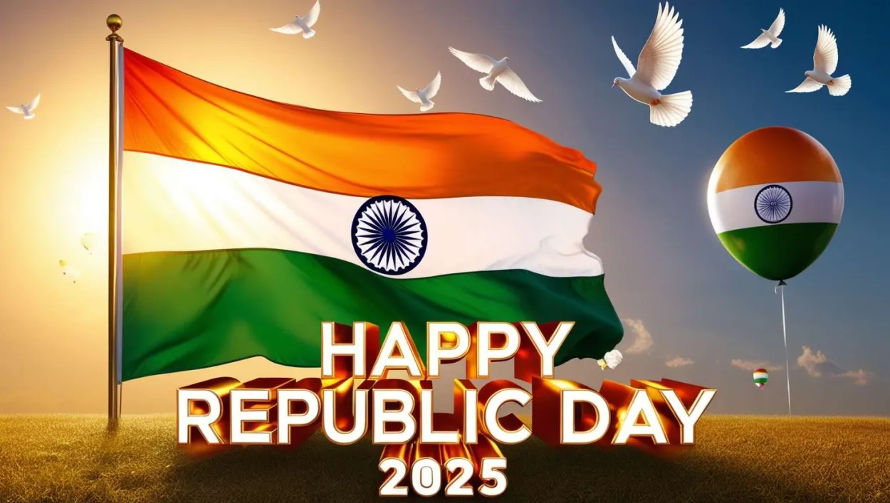 Free Download Happy Republic Day 2025 Wishes For Social Media - High Quality Happy Republic Day 2025 Wishes Background