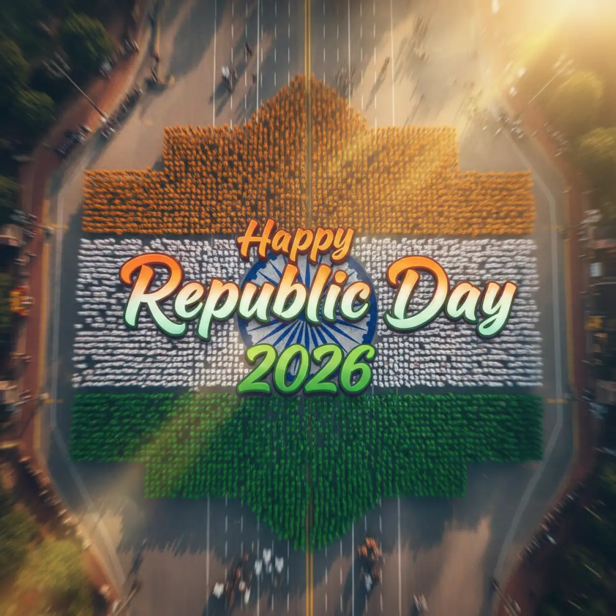 Free Download Happy Republic Day 2026 A3 Poster Design - High Quality Happy Republic Day 2026 Background